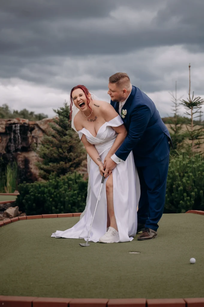 minigolf milín svatba